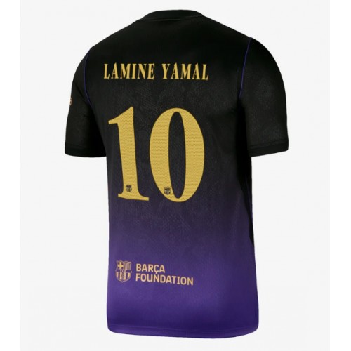 Stroje piłkarskie Barcelona Lamine Yamal #10 Koszulka Wyjazdowej 2026-27 Krótki Rękaw